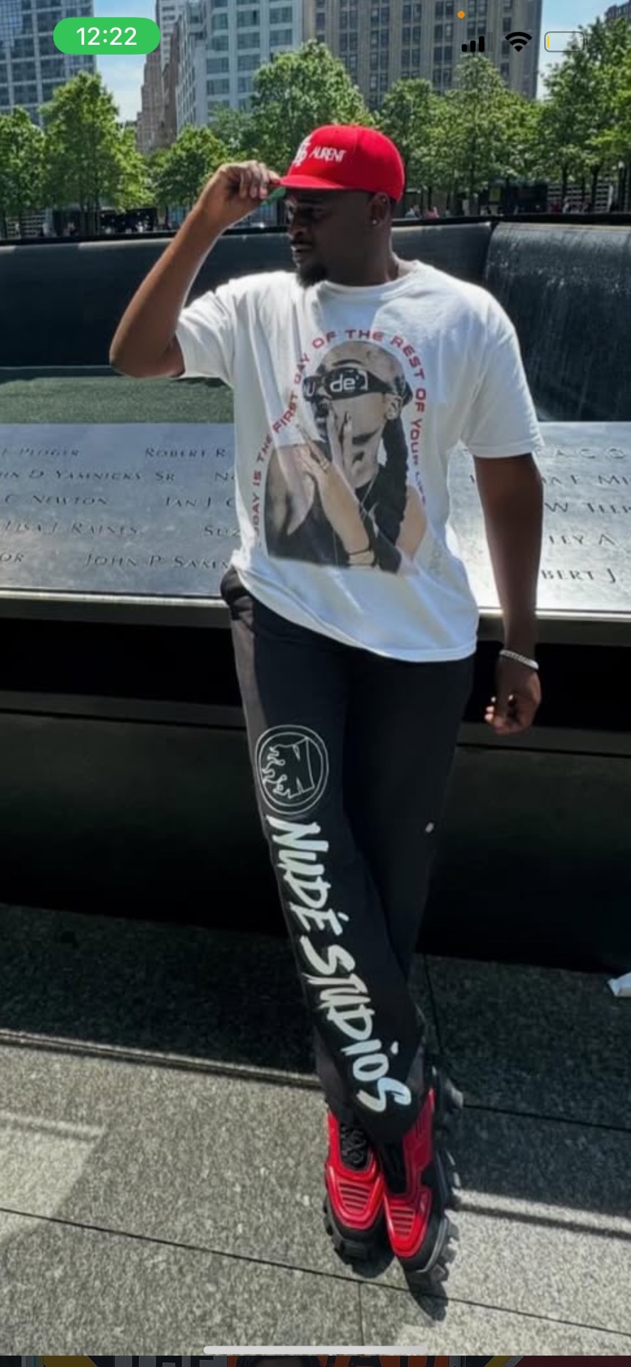 First Day Tee + Studio Pants