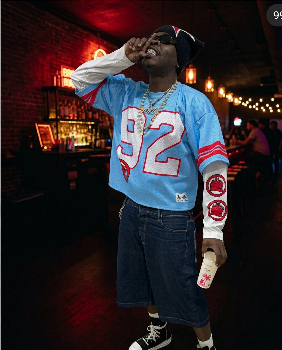 Jersey #92 Baby Blue